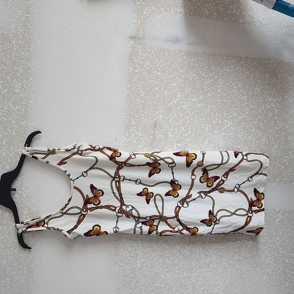 Full circle trends Dresses New Full Circle Trends Chain Print